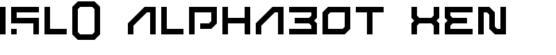 ISL_ALPHABOT XEN Font