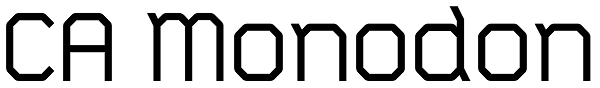 CA Monodon Font
