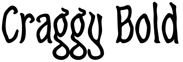 Craggy Bold Font