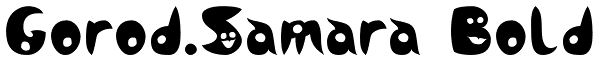 Gorod.Samara Bold Font