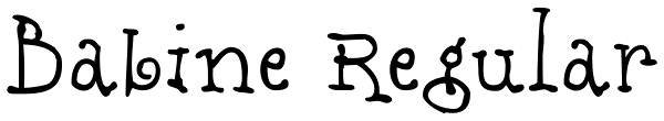 Babine Regular Font