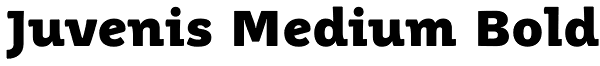 Juvenis Medium Bold Font