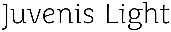 Juvenis Light Font