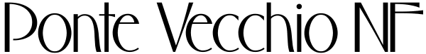Ponte Vecchio NF Font