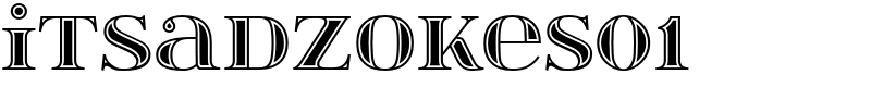 itsadzokeS01 Font