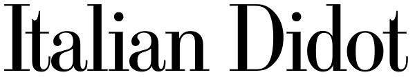 Italian Didot Font