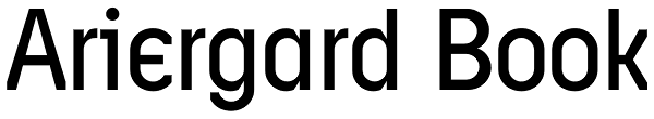 Ariergard Book Font