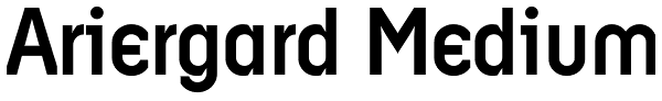 Ariergard Medium Font