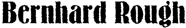 Bernhard Rough Font