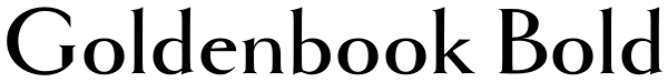 Goldenbook Bold Font