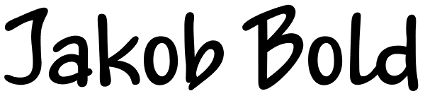 Jakob Bold Font