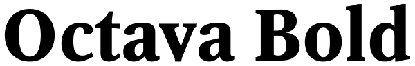 Octava Bold Font