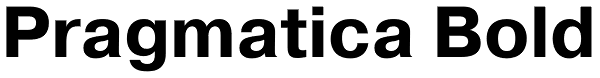 Pragmatica Bold Font