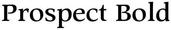 Prospect Bold Font