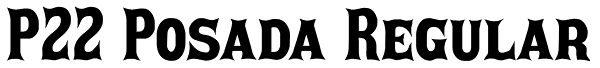 P22 Posada Regular Font