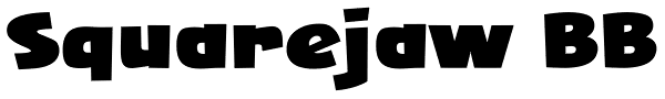 Squarejaw BB Font