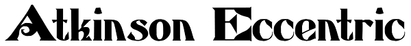 Atkinson Eccentric Font