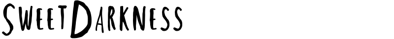 SweetDarkness Font