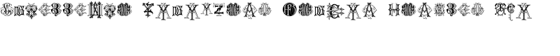 Intellecta Monograms Random Samples Two Font