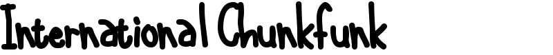 International Chunkfunk Font