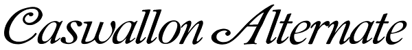 Caswallon Alternate Font