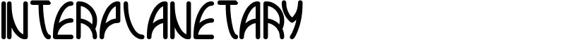 interplanetary Font