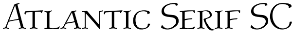 Atlantic Serif SC Font