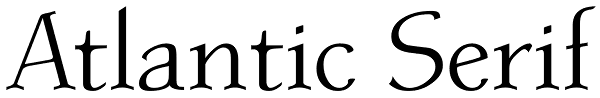 Atlantic Serif Font