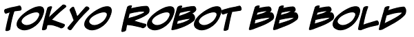Tokyo Robot BB Bold Font