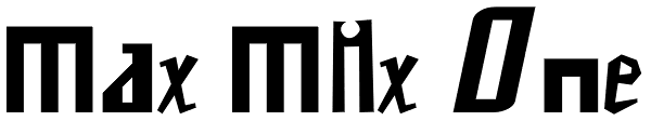 Max Mix One Font