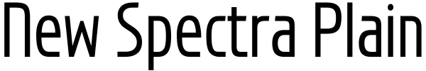 New Spectra Plain Font