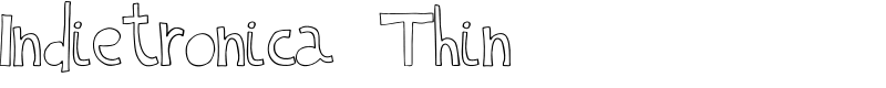 Indietronica Thin Font