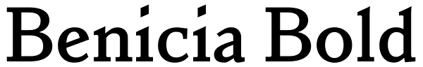 Benicia Bold Font