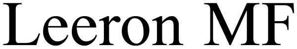 Leeron MF Font