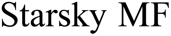 Starsky MF Font