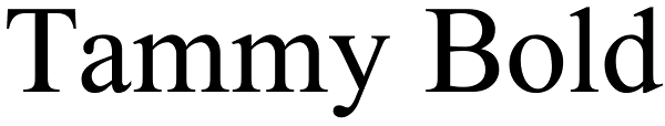 Tammy Bold Font