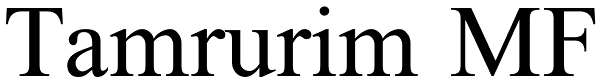 Tamrurim MF Font