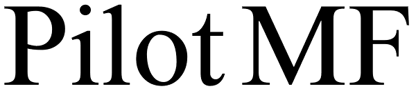 Pilot MF Font