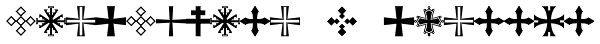 Apocalypso D Crosses Font