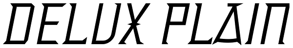 Delux Plain Font