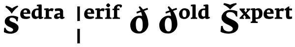 Fedra Serif B Bold Expert Font