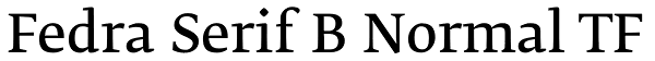 Fedra Serif B Normal TF Font
