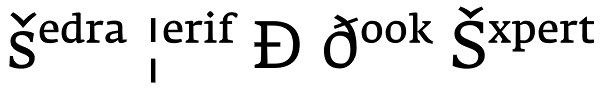 Fedra Serif A Book Expert Font