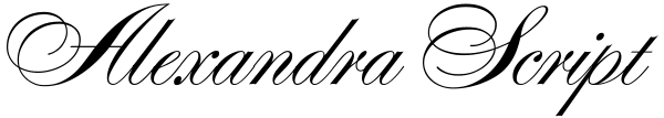 Alexandra Script Font