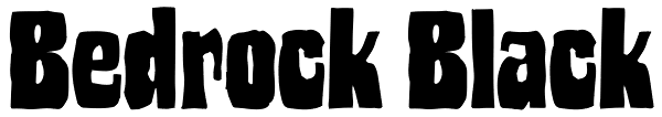 Bedrock Black Font