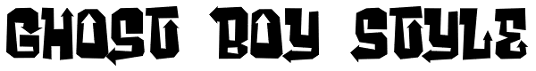 Ghost Boy Style Font