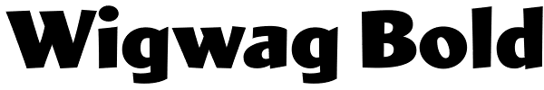 Wigwag Bold Font