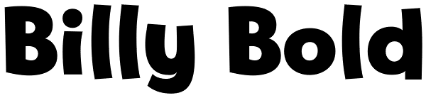 Billy Bold Font