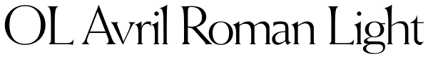 OL Avril Roman Light Font