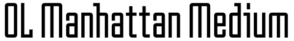 OL Manhattan Medium Font